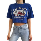 Trendy versatile women cotton t shirt slim fit casual fashion top