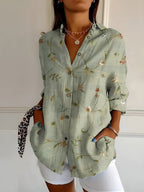 Women's Elegance Button-Up Shirt