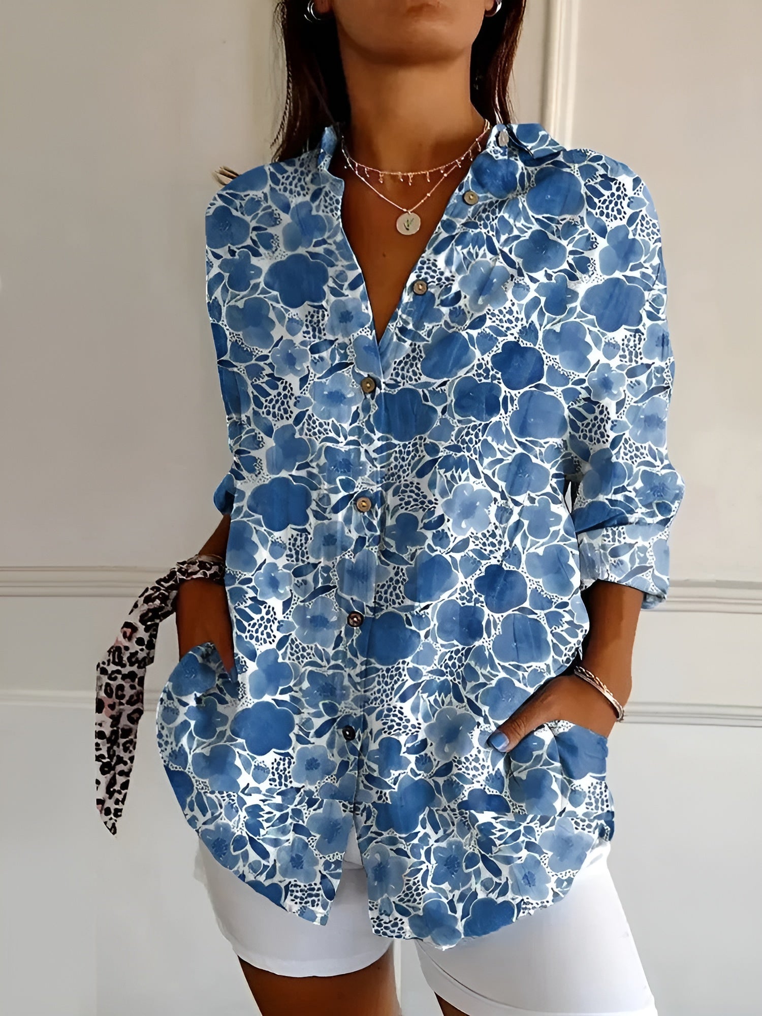 Women's Elegance Button-Up Shirt
