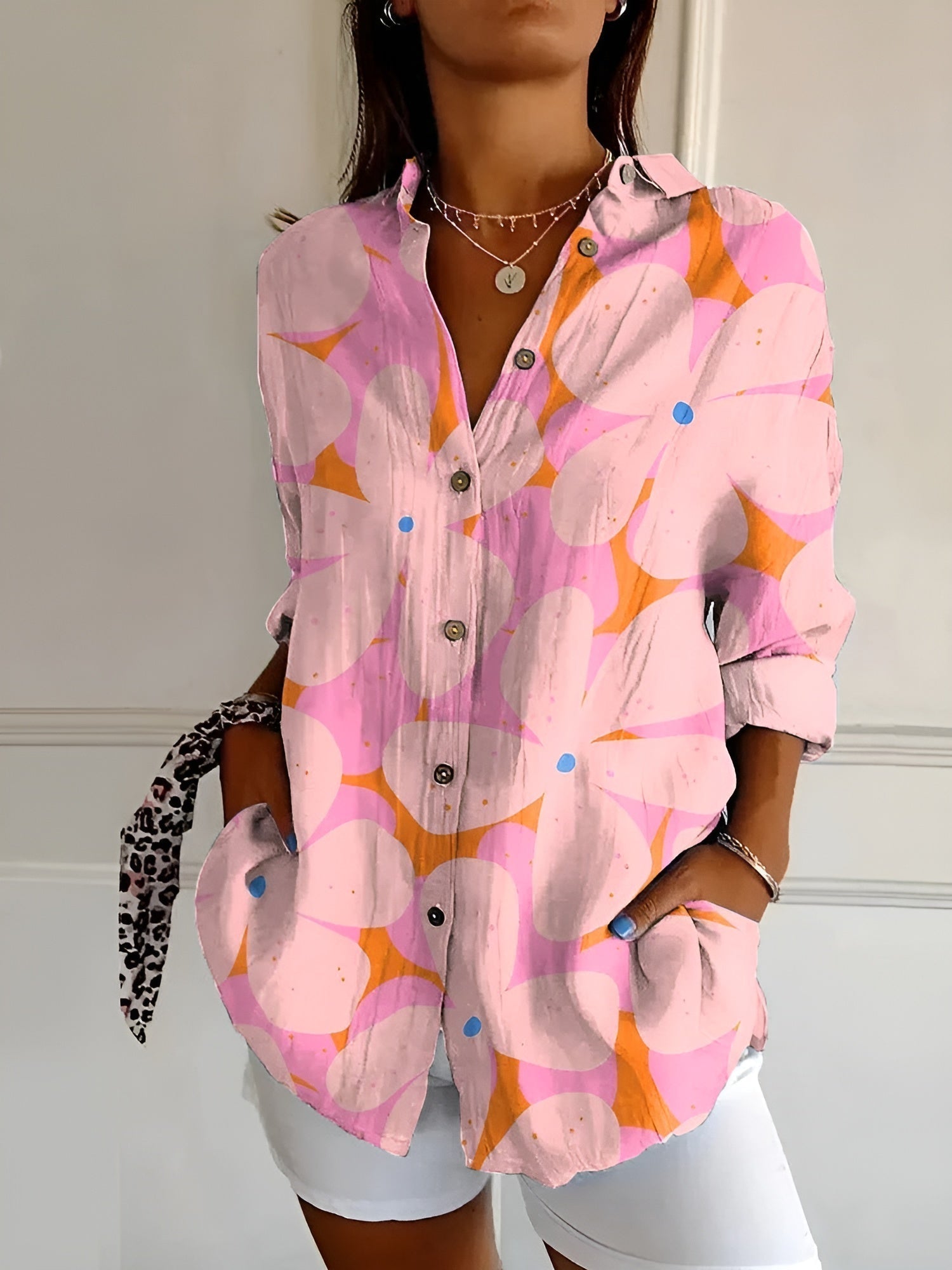 Women's Elegance Button-Up Shirt